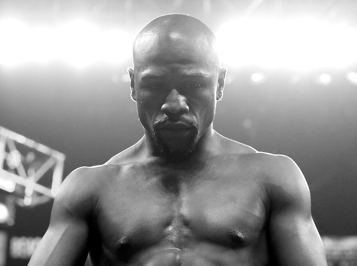 Floyd Mayweather struck a reflective tone on Thursday: Getty