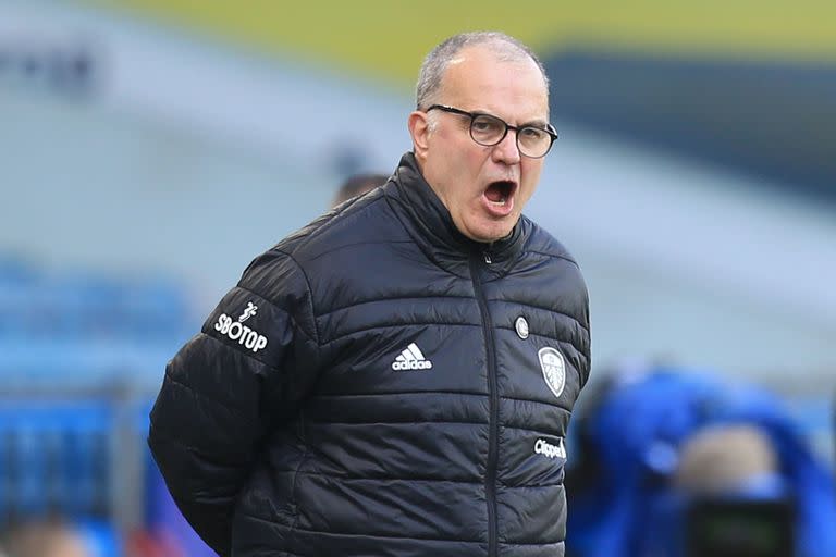 marcelo Bielsa  grita