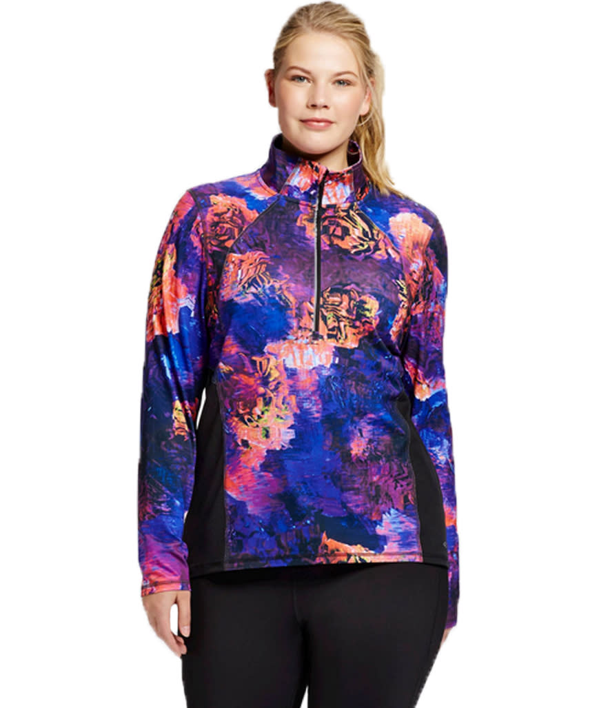 Champion Multi Colored Floral Print Pullover