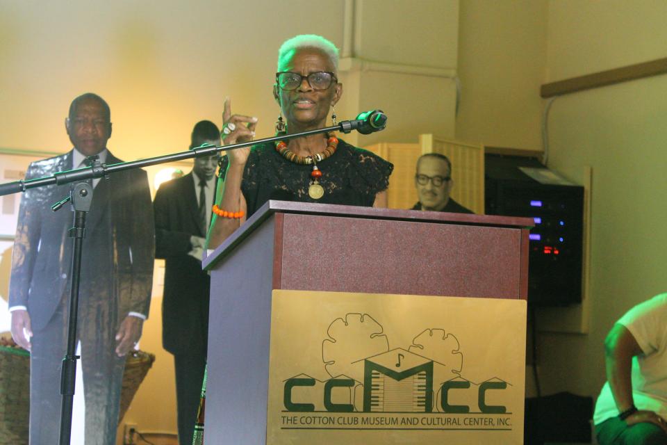 Cynthia Mingo, president of the Susie Long Women's Missionary Society, was the host of the event, held Sunday (Aug. 27, 2023) at the Cotton Club Museum and Cultural Center in Gainesville. She shared various facts about Africa and the countries in the continent.