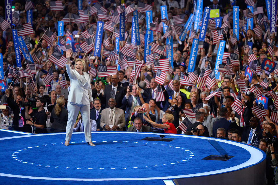 Hillary Clinton at the Democratic National Convention