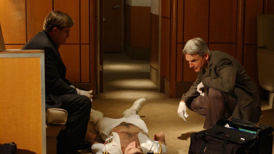 David McCallum and Mark Harmon on 'NCIS'