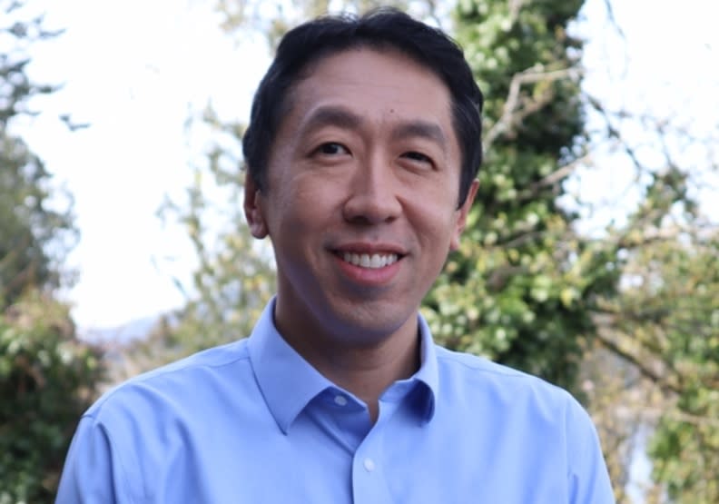 Coursera上開設機器學習課程、催生谷歌大腦的吳恩達（Andrew Ng）。取自Andrew Ng官網