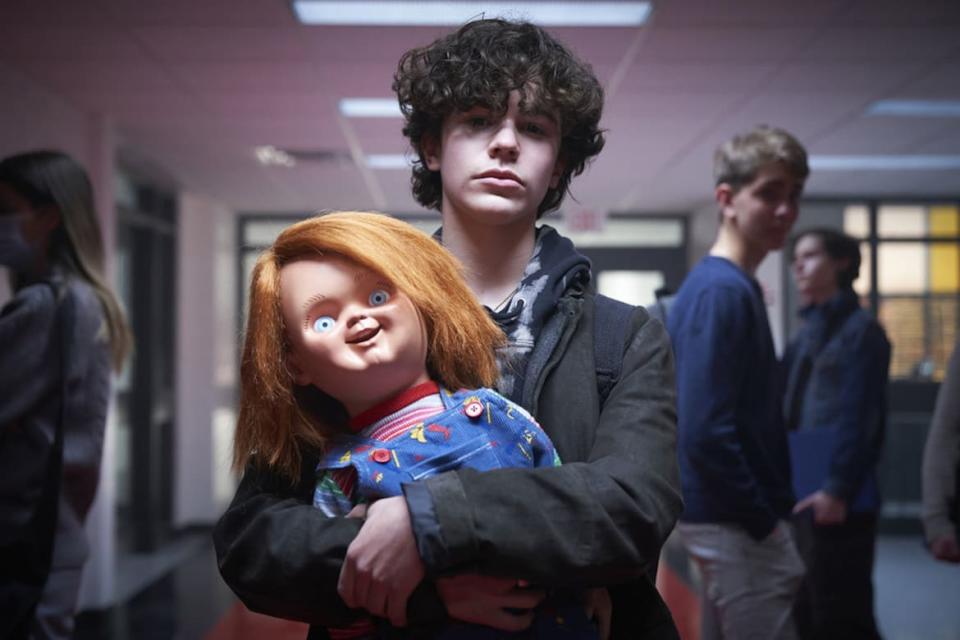 <div class="inline-image__caption"><p><em>Chucky</em> is back</p></div> <div class="inline-image__credit">Steve Wilkie/SYFY</div>