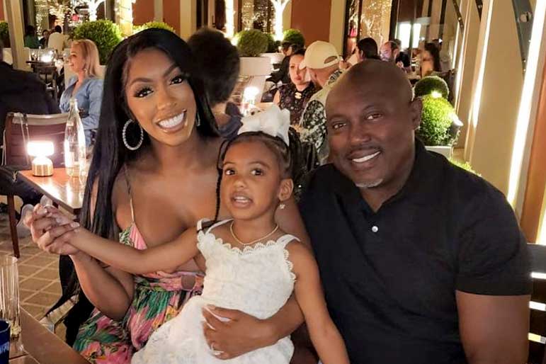 Porsha Williams with Simon Guobadia, and Pilar Jhena out together.