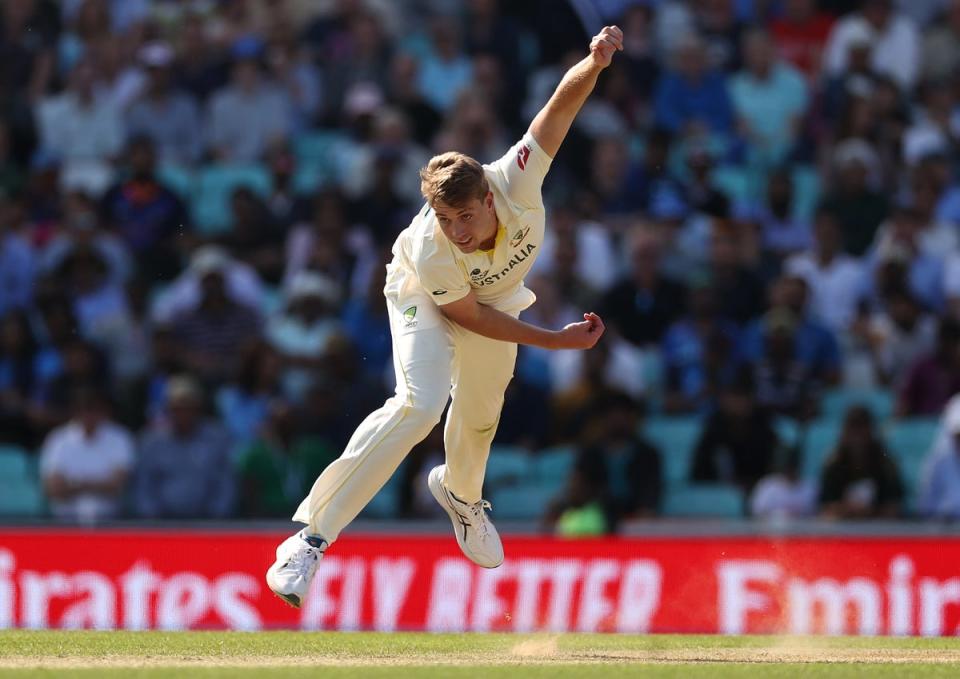 Cameron Green in action for Australia during the World Test Championship final (Getty Images)