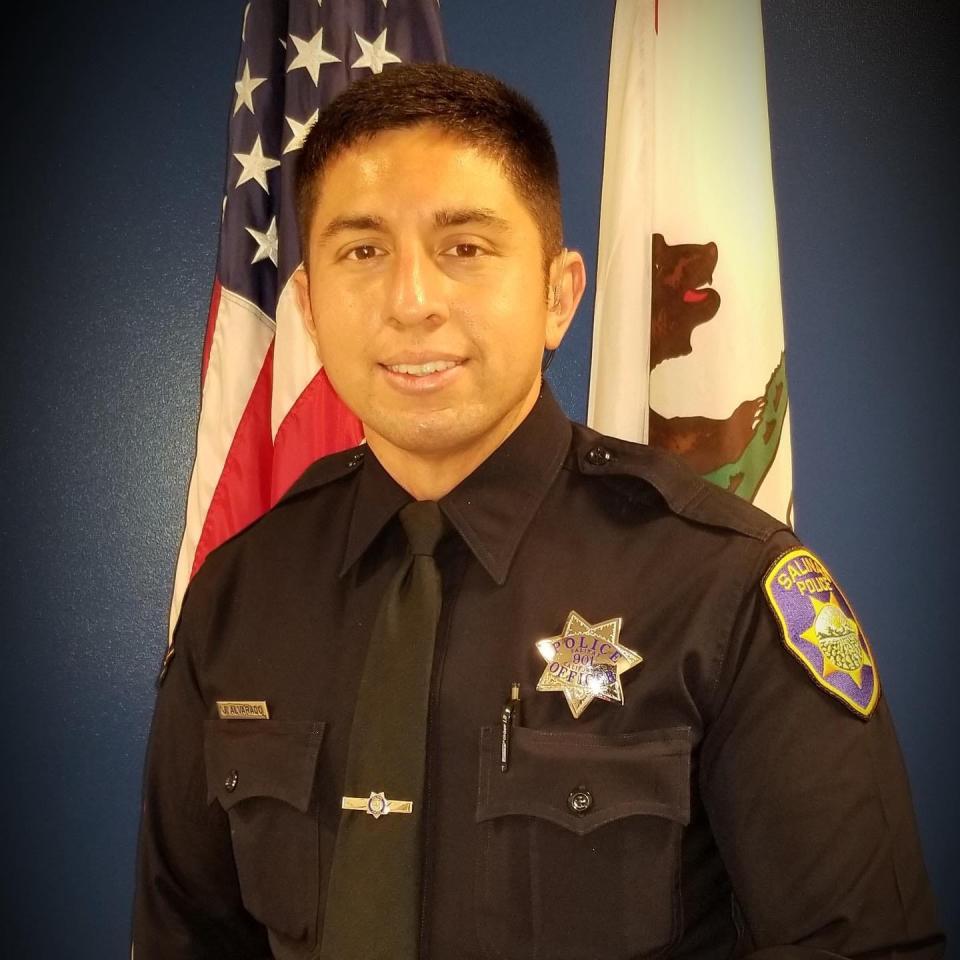 Salinas office Jorge David Alvarado was killed in the line of duty on Friday, February 25, 2022.