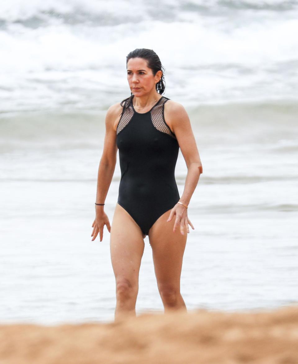 Princess Mary's Aussie family beach day