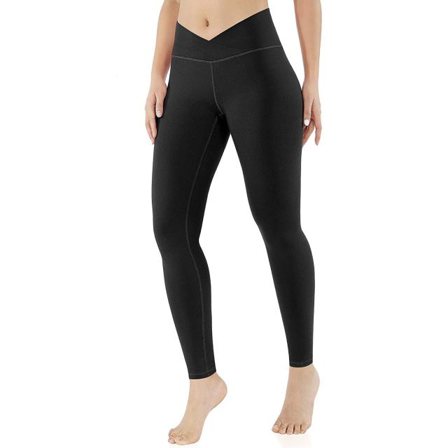 These Cross-Waist Leggings Are Blowing Up on TikTok, and They're on Sale  for $20
