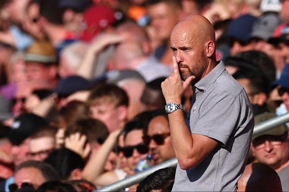 On the brink? Erik ten Hag  (REUTERS)