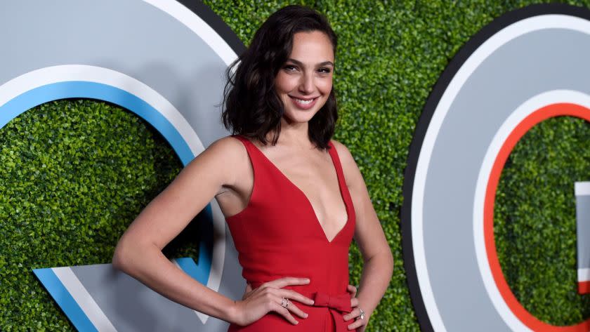 Gal Gadot arrives at the GQ Men of the Year Party at Chateau Marmont on Thursday, Dec. 7, 2017, in Los Angeles. (Photo by Chris Pizzello/Invision/AP)