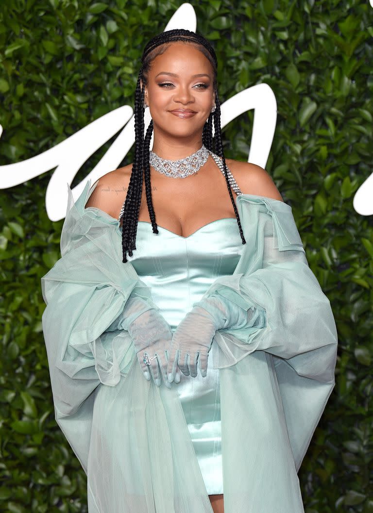 rihanna at the british fashion awards