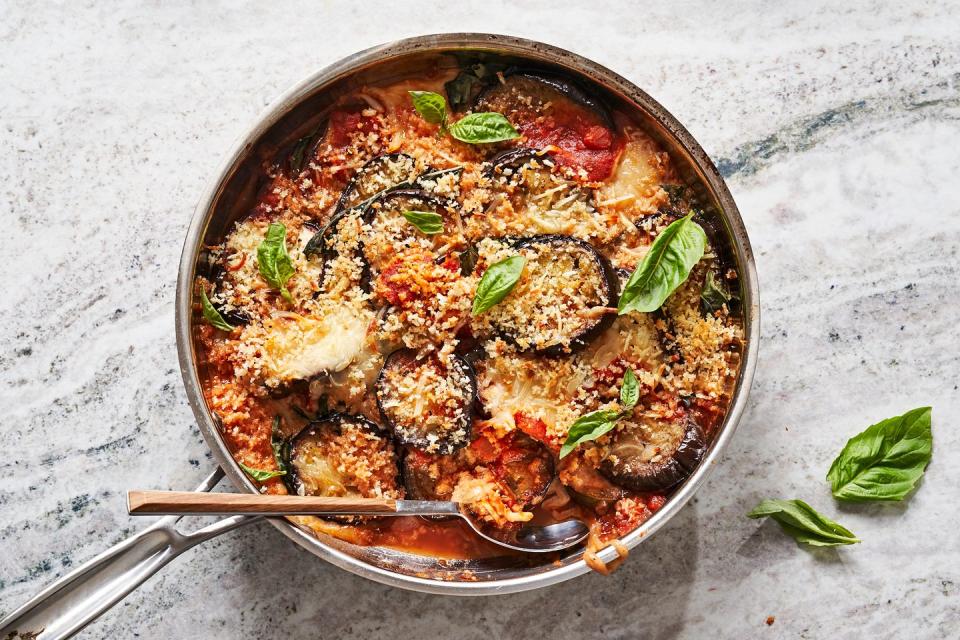 skillet eggplant parm