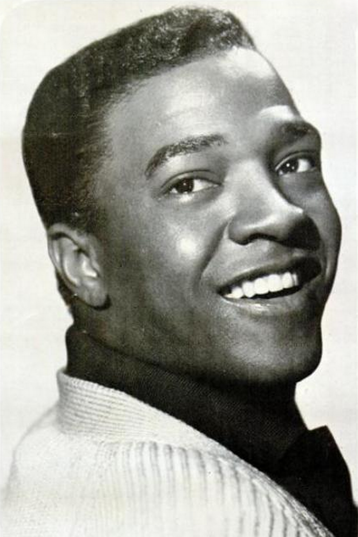 Clyde McPhatter in a publicity photo from March 1965. McPhatter brought his gospel singing experience to R&B songs with the Drifters and in his solo career.