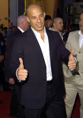 Vin Diesel at the L.A. premiere of Universal's The Chronicles of Riddick