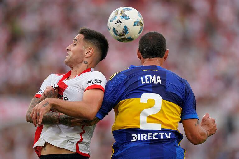 River y Boca empataron en la fecha 7, la de los clásicos e interzonales: fue 1 a 1 en el Estadio Monumental a fines de febrero