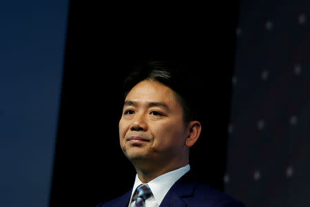 FILE PHOTO: JD.com founder Richard Liu attends a business forum in Hong Kong, China June 9, 2017. REUTERS/Bobby Yip/File Photo/File Photo
