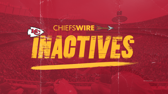 Week 1 Inactives  Chiefs vs. Lions