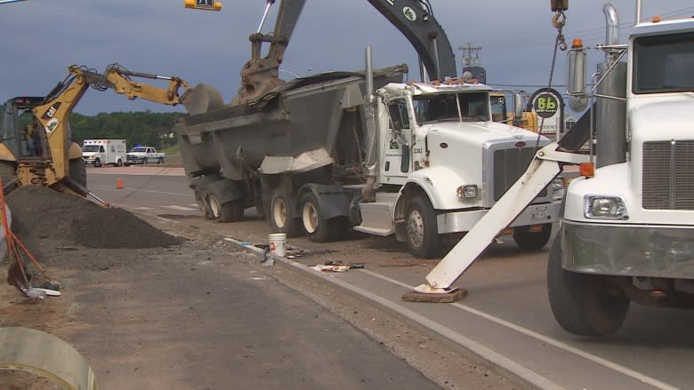 Dump truck rollover cause determined, says police