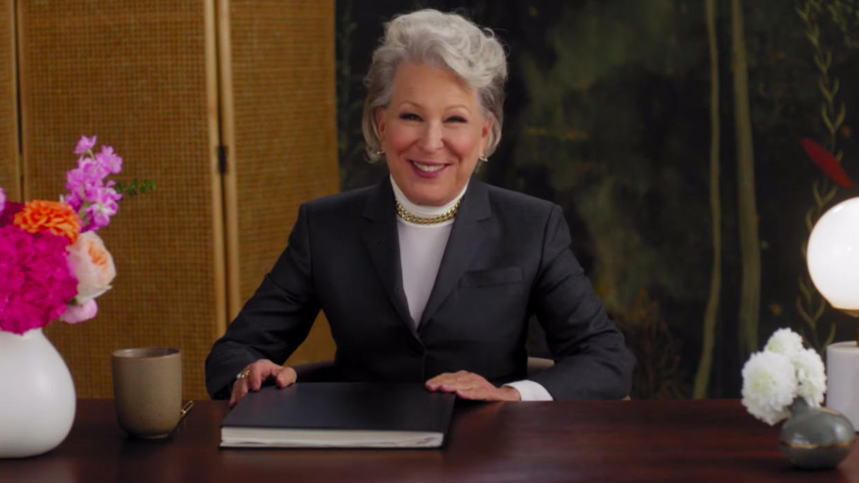  Bette Midler in an episode of Vogue's Life in Looks 