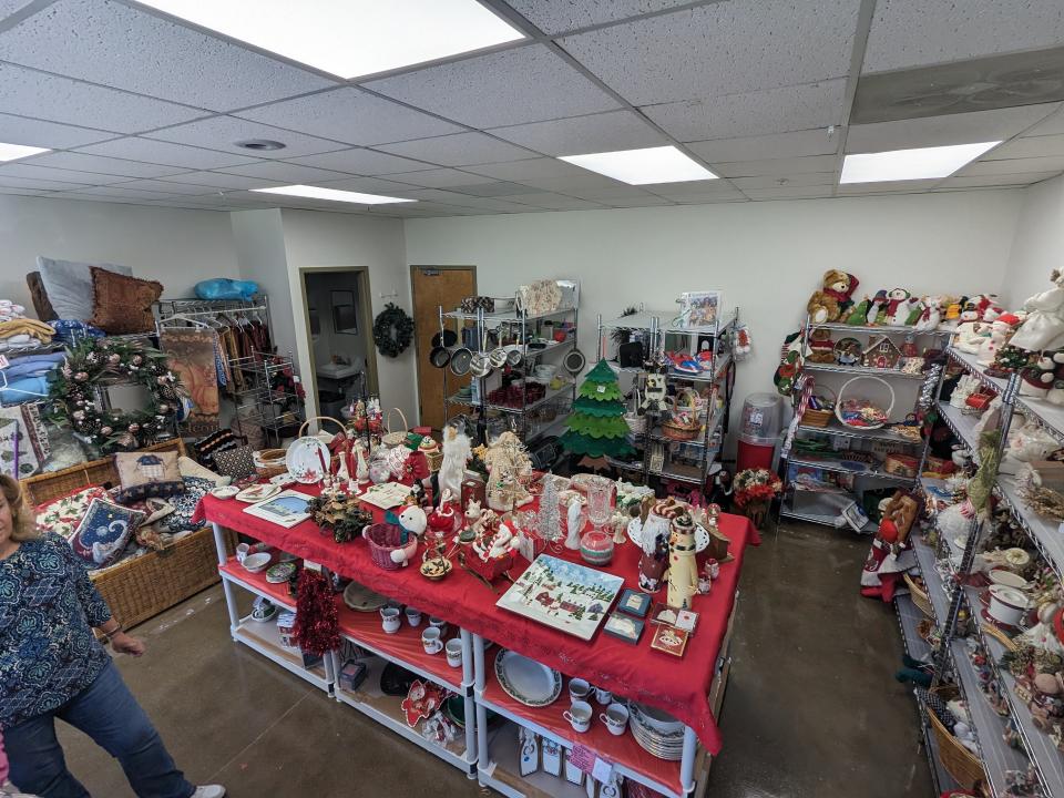 AOCC's thrift shop is open to the public and all proceeds fund the pantry.