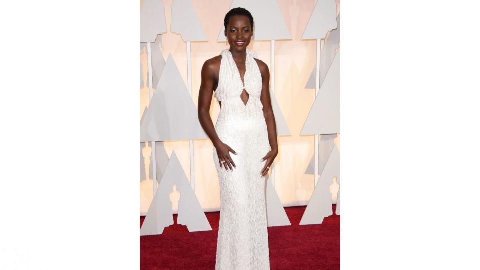 Mandatory Credit: Photo by Jim Smeal/BEI/Shutterstock (4448556cc)Lupita Nyong'o87th Academy Awards, Oscars, Arrivals, Los Angeles, America - 22 Feb 2015.