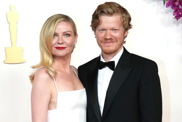 <p>Jeff Kravitz/FilmMagic</p> Kirsten Dunst and Jesse Plemons attend the 96th Annual Academy Awards on March 10, 2024 in Hollywood, California.