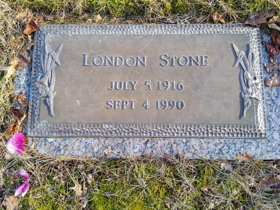 Good Samaritan London Stone is buried at Mount Peace Cemetery in Akron.