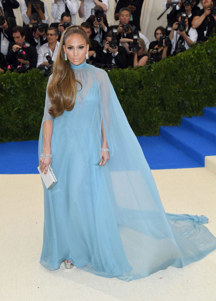 Jennifer Lopez at the 2017 Met Gala.