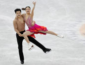 Figure Ice Skating - ISU Grand Prix of Figure Skating Final - Ice Dance Short Dance - Nagoya, Japan - December 7, 2017. Maia Shibutani and Alex Shibutani of the U.S. REUTERS/Issei Kato