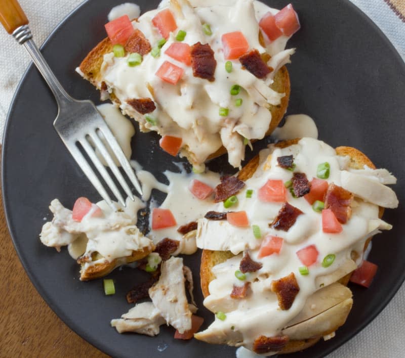 Open-Faced "Hot Brown" Sandwiches