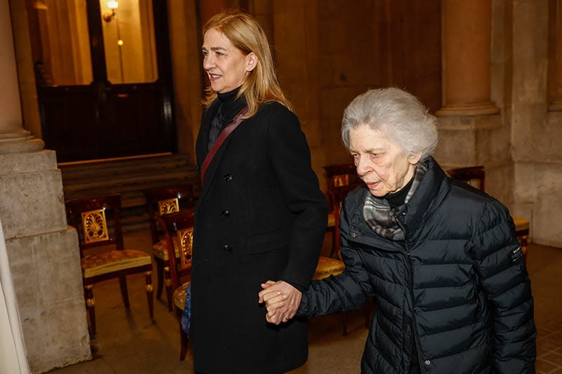 La infanta Cristina e Irene de Grecia