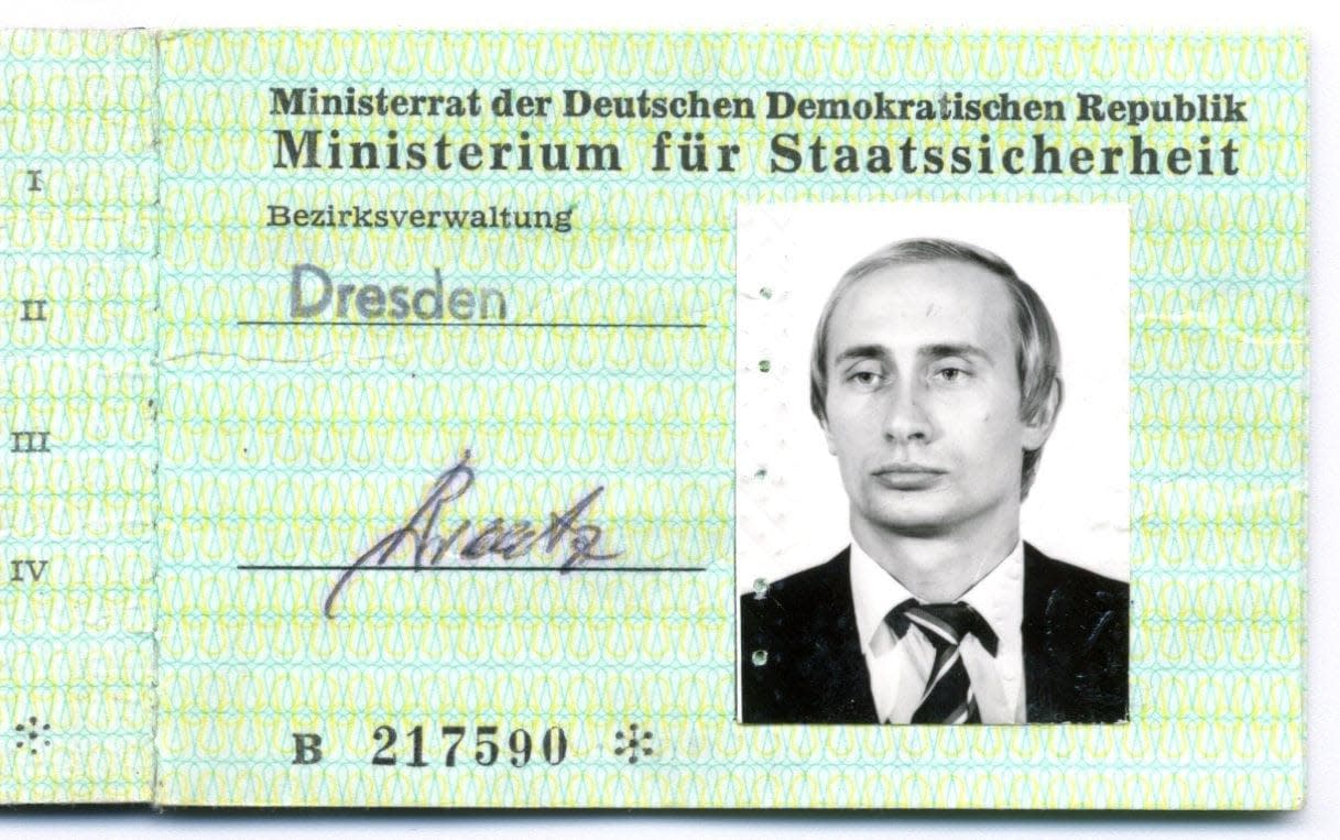 The ID card was found by chance by archivists at the Stasi documentation centre in Dresden - StasiunterlagenbehÅ¡rde Dresden