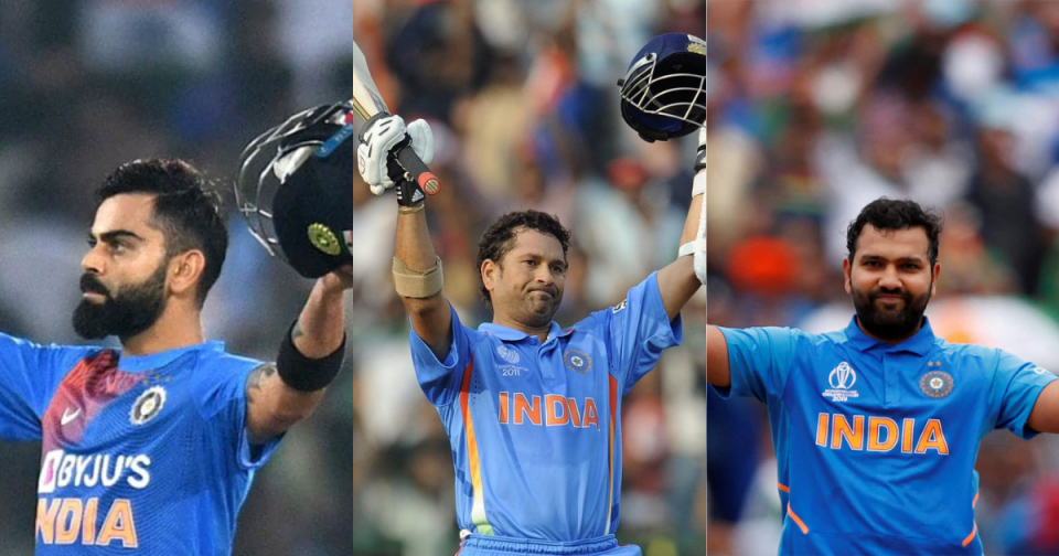 Virat Kohli, Rohit Sharma, Sachin Tendulkar