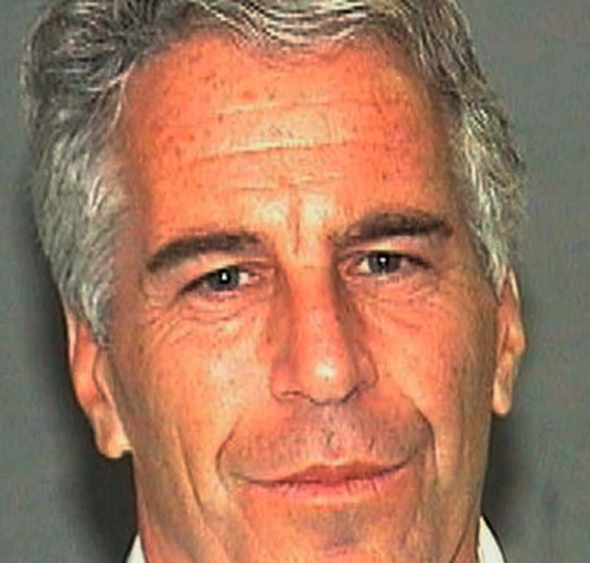 Jeffrey Epstein is seen in his 2016 arrest photo by the Palm Beach, Fla., Sheriff's Office. The wealthy financier and convicted sex offender was arrested last month in New York on separate sex trafficking charges.&nbsp; (Photo: ASSOCIATED PRESS)