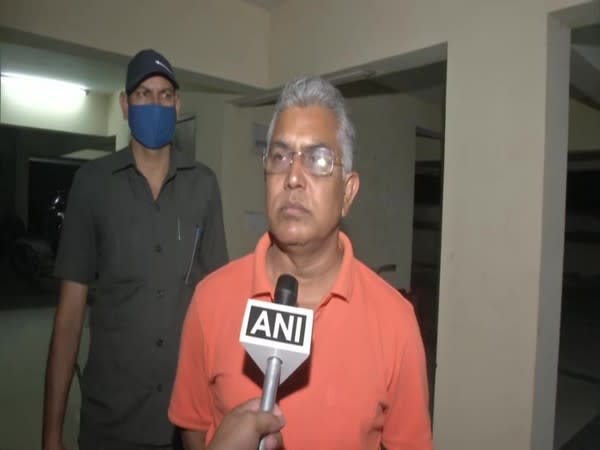 Bharatiya Janata Party (BJP) West Bengal unit chief Dilip Ghosh (file pic/ANI).