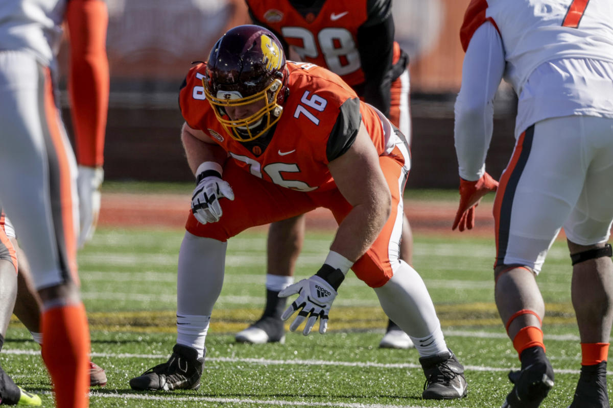 2022 NFL draft: Central Michigan OL Bernhard Raimann picked by Colts in  Round 3 