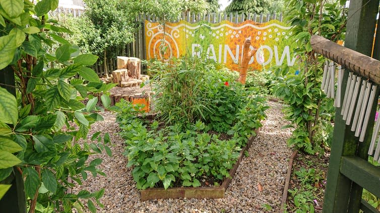 <span class="caption">A corner of the Rainbow Community Garden in north Hull.</span> <span class="attribution"><span class="license">Author provided</span></span>