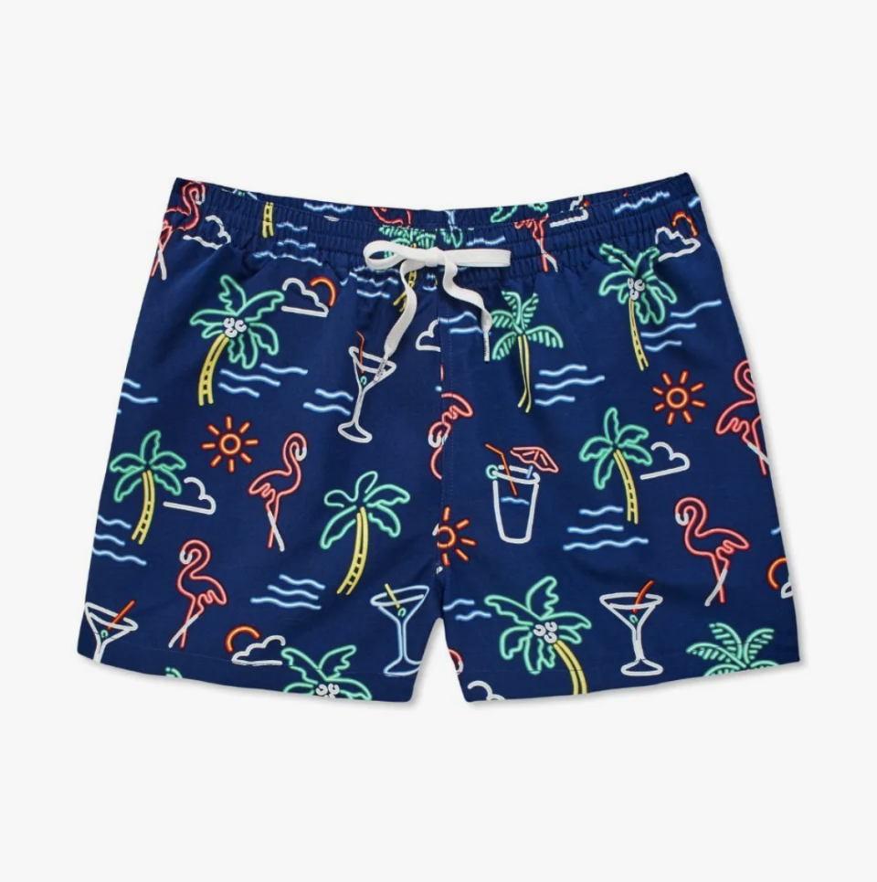 Chubbies Neon Lights 4" Stretch Swim Shorts