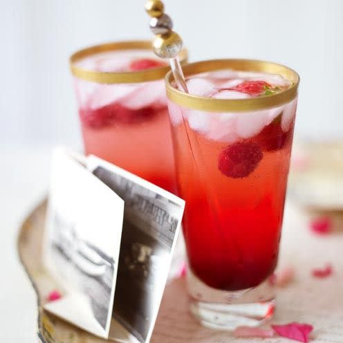 best summer cocktail recipes berry blush cocktail