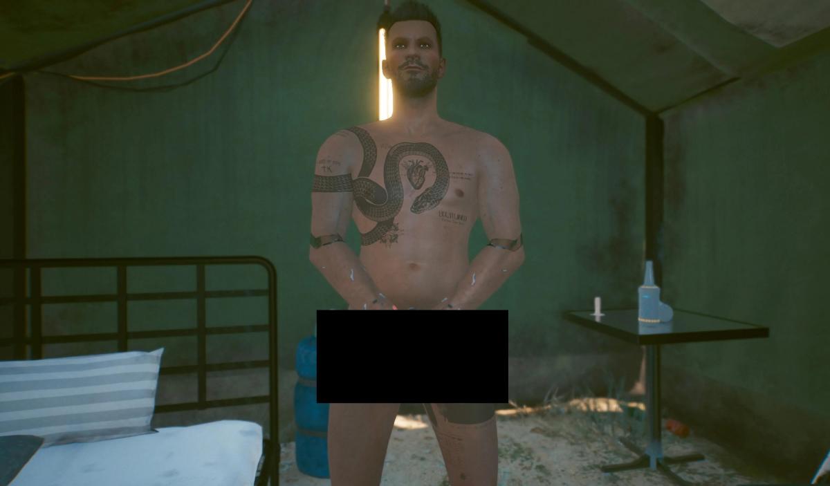 Cyberpunk 2077 players protest Reddit by posting their naked characters