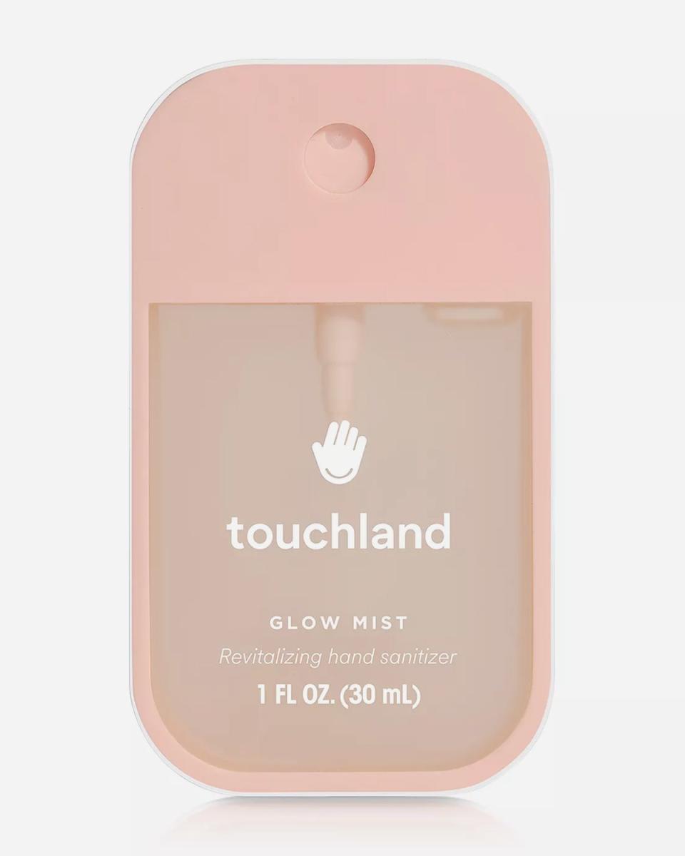 <p><a href="https://go.redirectingat.com?id=74968X1596630&url=https%3A%2F%2Fwww.bloomingdales.com%2Fshop%2Fproduct%2Ftouchland-glow-misthand-sanitizer-rosewater-1-oz.-500-sprays%3FID%3D4063882&sref=https%3A%2F%2Fwww.elle.com%2Ffashion%2Fshopping%2Fg60807357%2Fcamping-essentials-packing-weekender-bag%2F" rel="nofollow noopener" target="_blank" data-ylk="slk:Shop Now;elm:context_link;itc:0;sec:content-canvas" class="link ">Shop Now</a></p><p>Touchland Glow MistHand Sanitizer - Rosewater 1 oz. (500 sprays)</p><p>bloomingdales.com</p><p>$16.00</p><span class="copyright">Courtesy of Bloomingdale's</span>