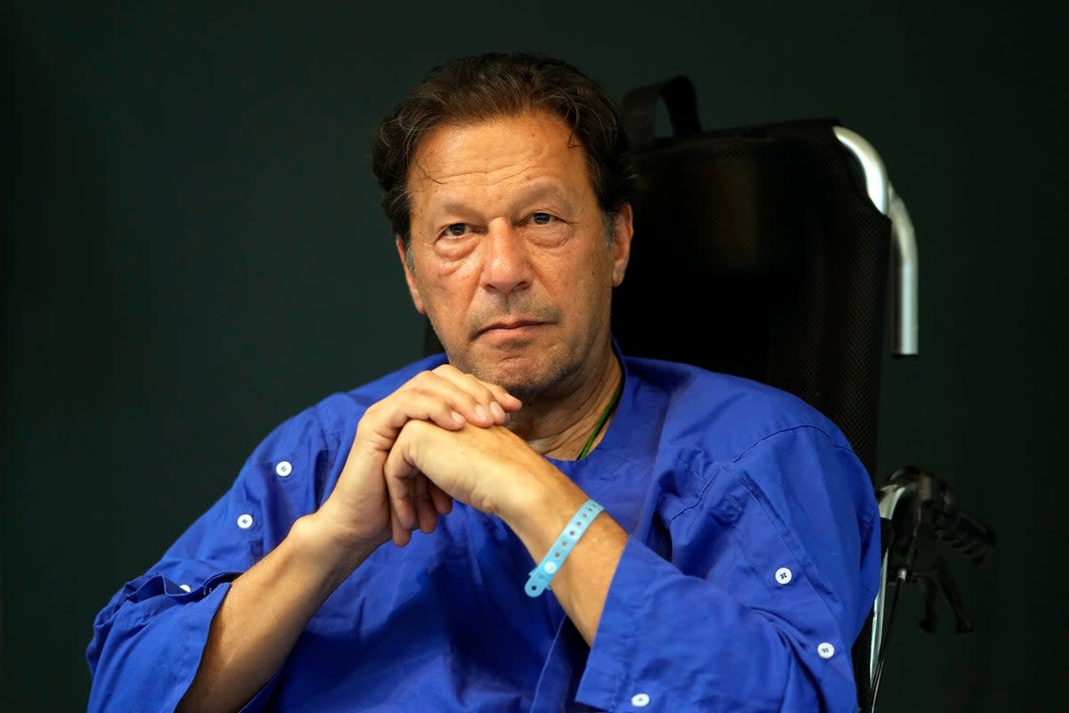 Imran Khan was ousted as Pakistan's prime minister in 2022 (AP)