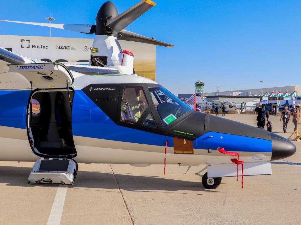 Leonardo AW609 Tiltrotor Dubai Airshow 2021