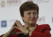 FILE PHOTO: World Bank CEO Kristalina Georgieva attends a session of the Gaidar Forum 2018 "Russia and the World: values and virtues" in Moscow