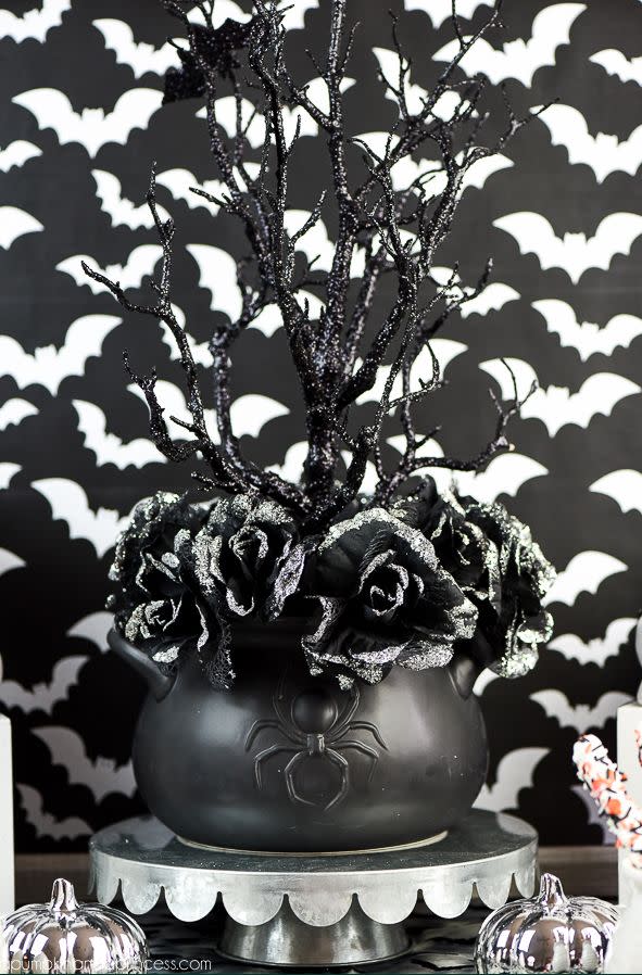 Black Rose Centerpiece