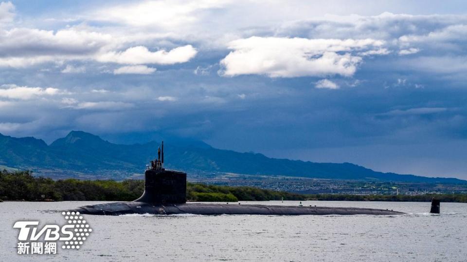 美軍現役維吉尼亞級核潛艦「密蘇里號」。（圖／達志影像美聯社）
