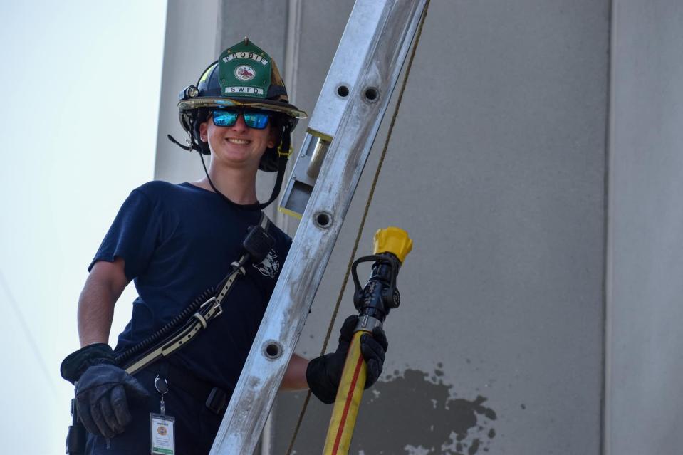 South Walton Fire District firefighter and EMT Noah Collins was severely injured Monday while rendering aid to a person involved in a motor vehicle accident.