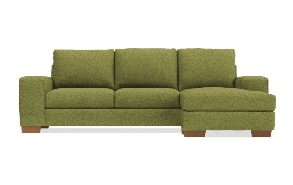 Melrose Green Sectional Sofa