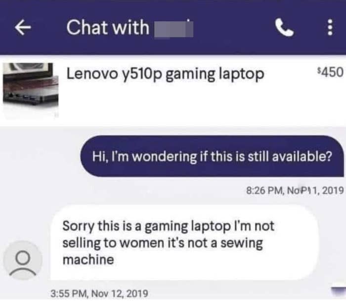 sorry this is a gaming laptop i'm not selling to women it's not a sewing machine
